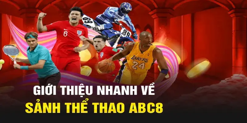 Giao diện thể thao ABC8 được thiết kế đơn giản, dễ nhìn